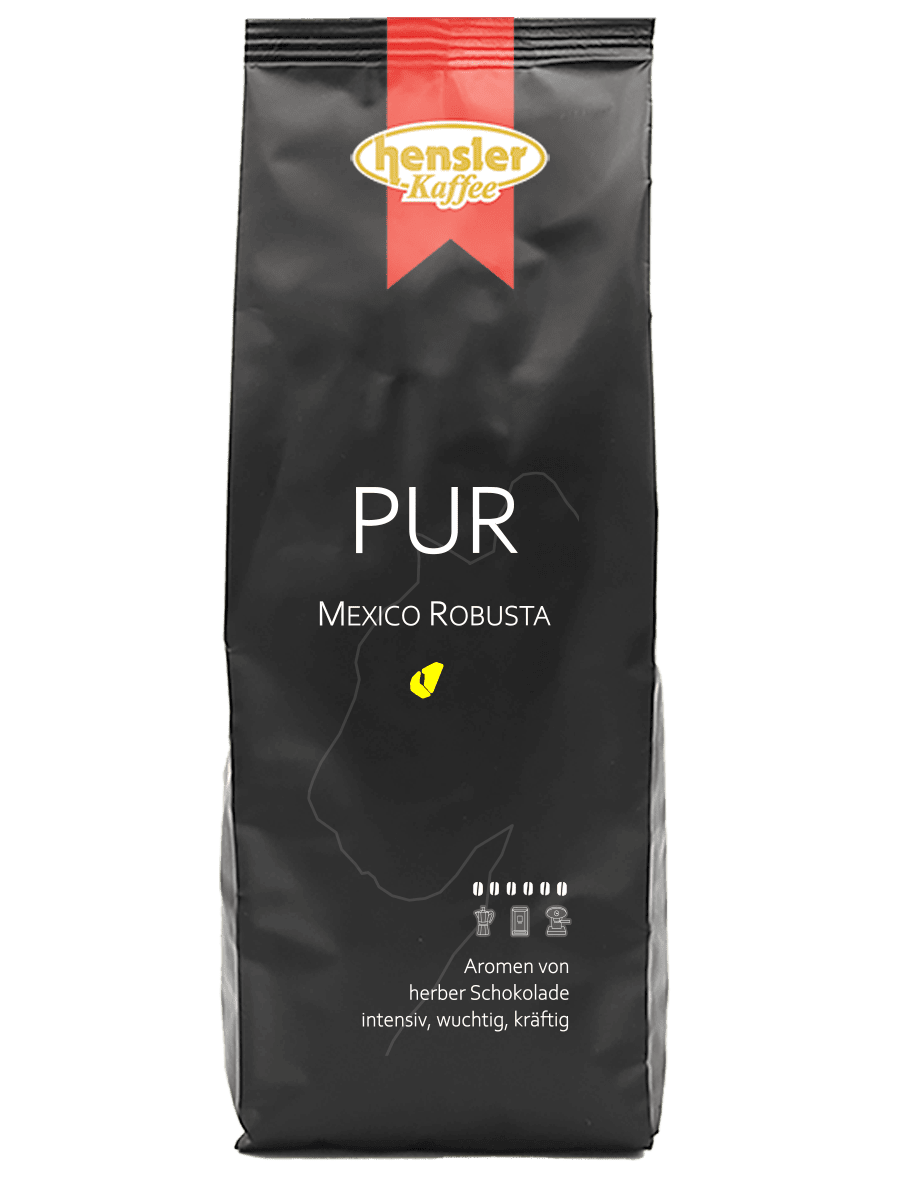 Hensler Kaffee Pur Mexico Robusta Espresso
