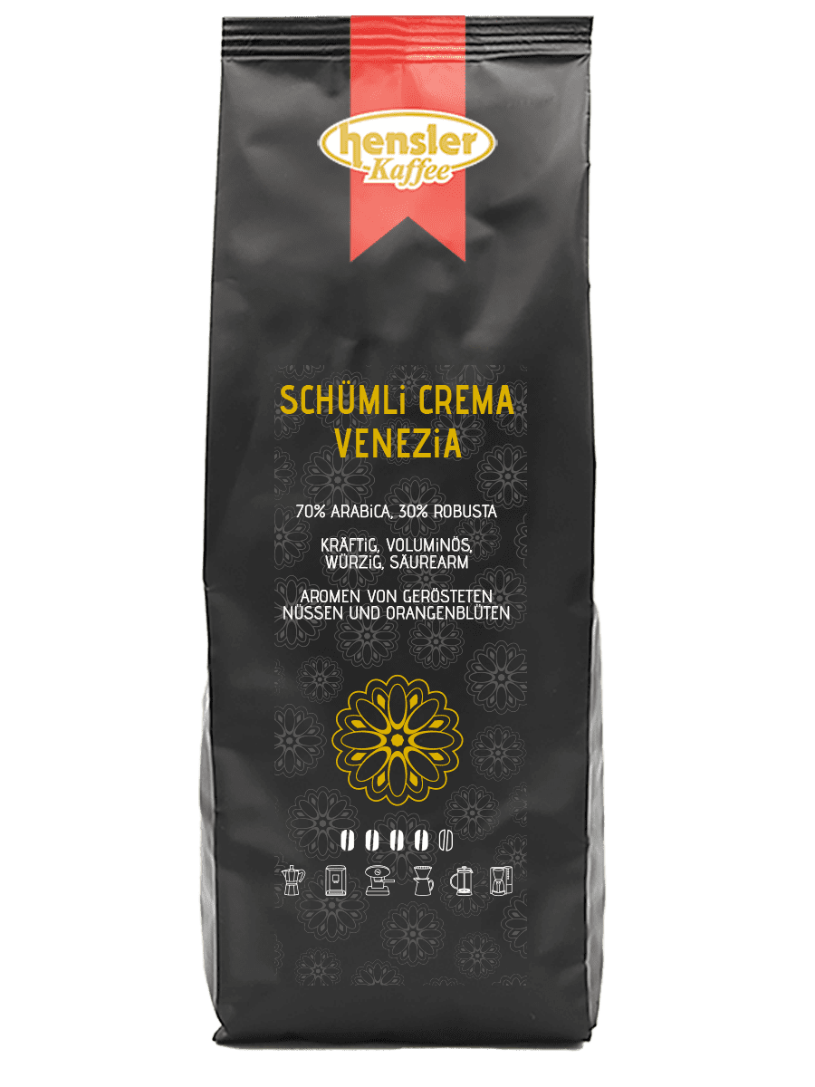 Hensler Schuemli Crema Venezia Kaffee fuer Vollautomaten