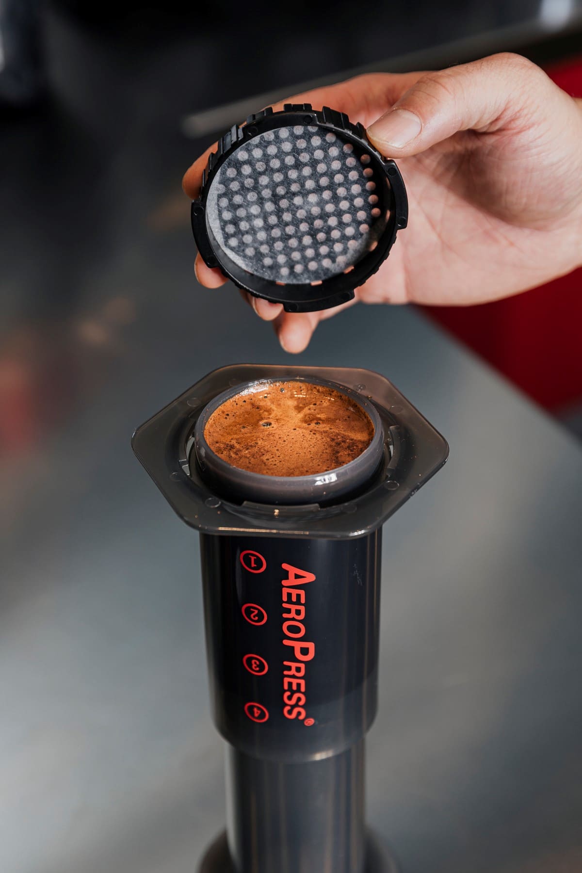 Aeropress inverted Espressomaker