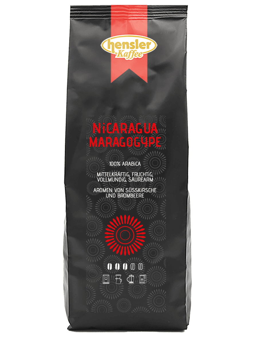 Hensler Sortenreiner Kaffee Nicaragua Maragogype