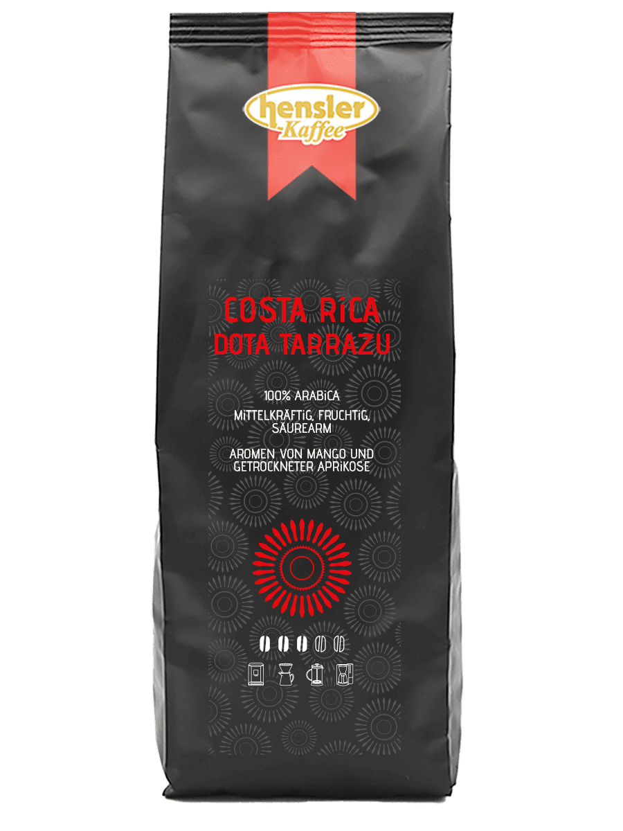 Hensler Sortenreiner Kaffee Costa Rica Dota Tarrazu