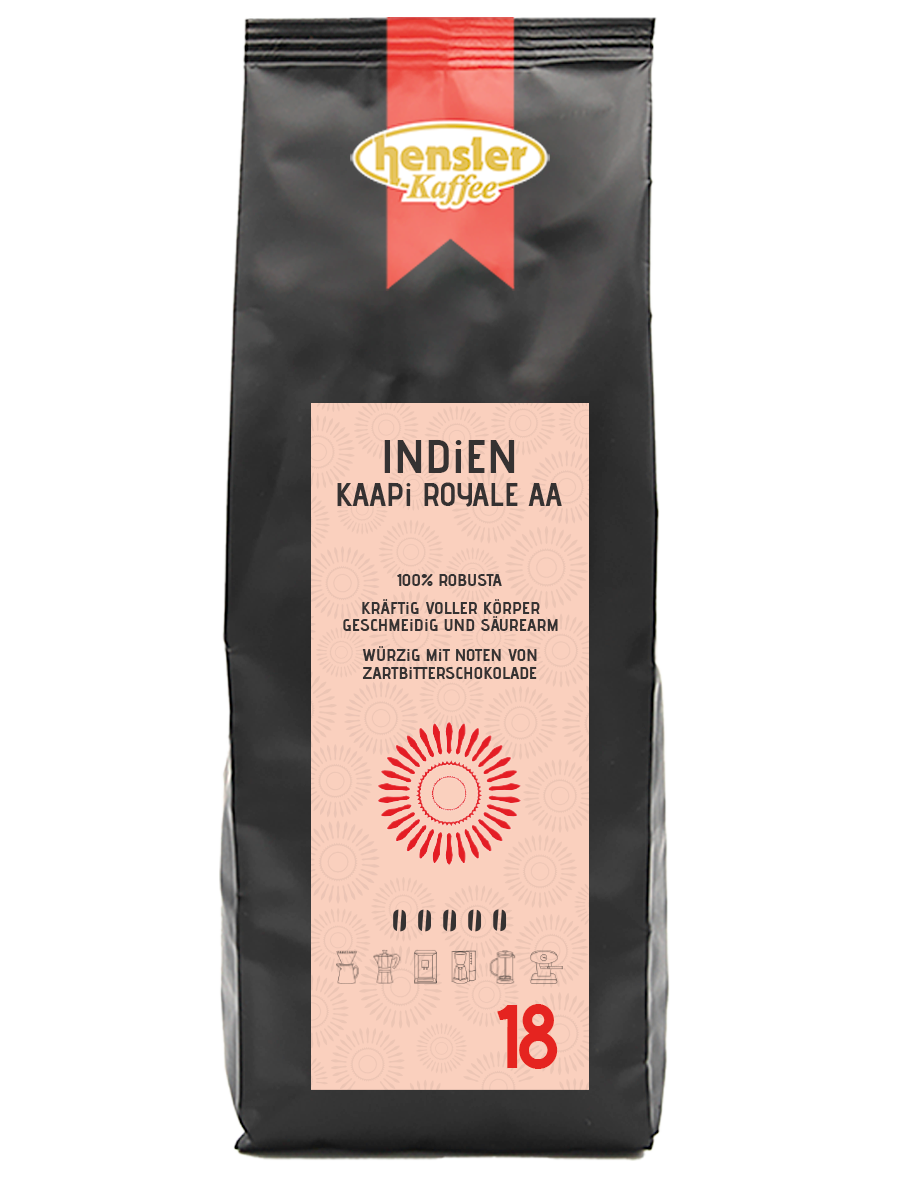 Indien Kaapi Royale AA - Robusta Parchment
